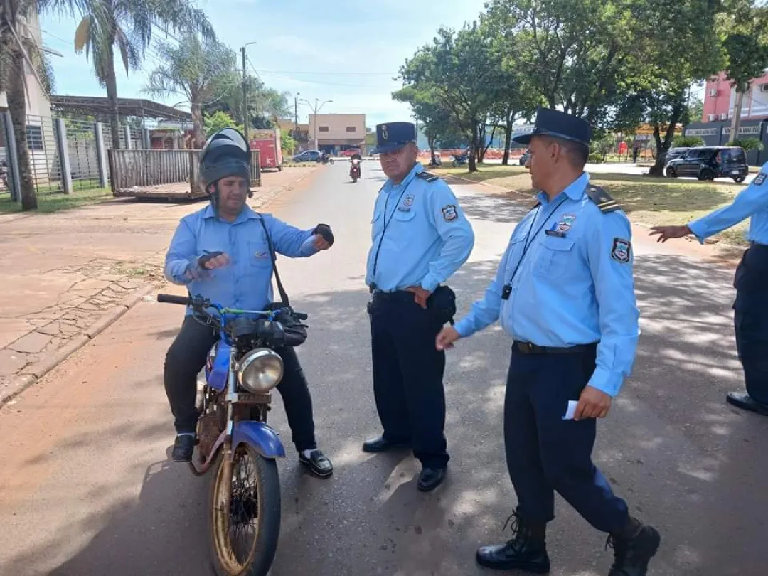 Intendente de Pedro Juan ordenó  exigir casco y documentos a motociclistas desde este martes