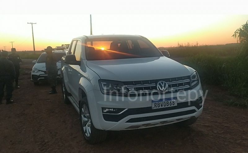 Recuperan en Pedro Juan camioneta robada durante asalto en Ponta Porã.
