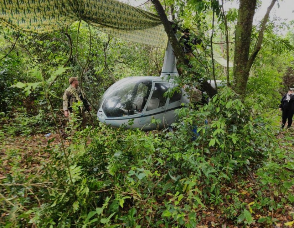 Helicóptero clonado incautado en Zanja Pytã era utilizado por cocaíneros.