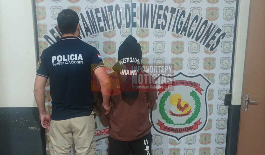 Detienen a hombre con orden de captura por hurto en Pedro Juan