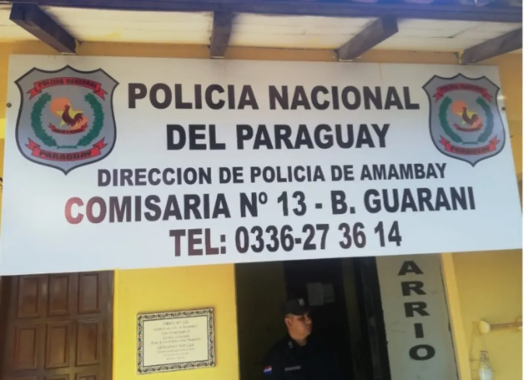 Nativo detenido con motocicleta hurtada escapa de una comisaría en Pedro Juan