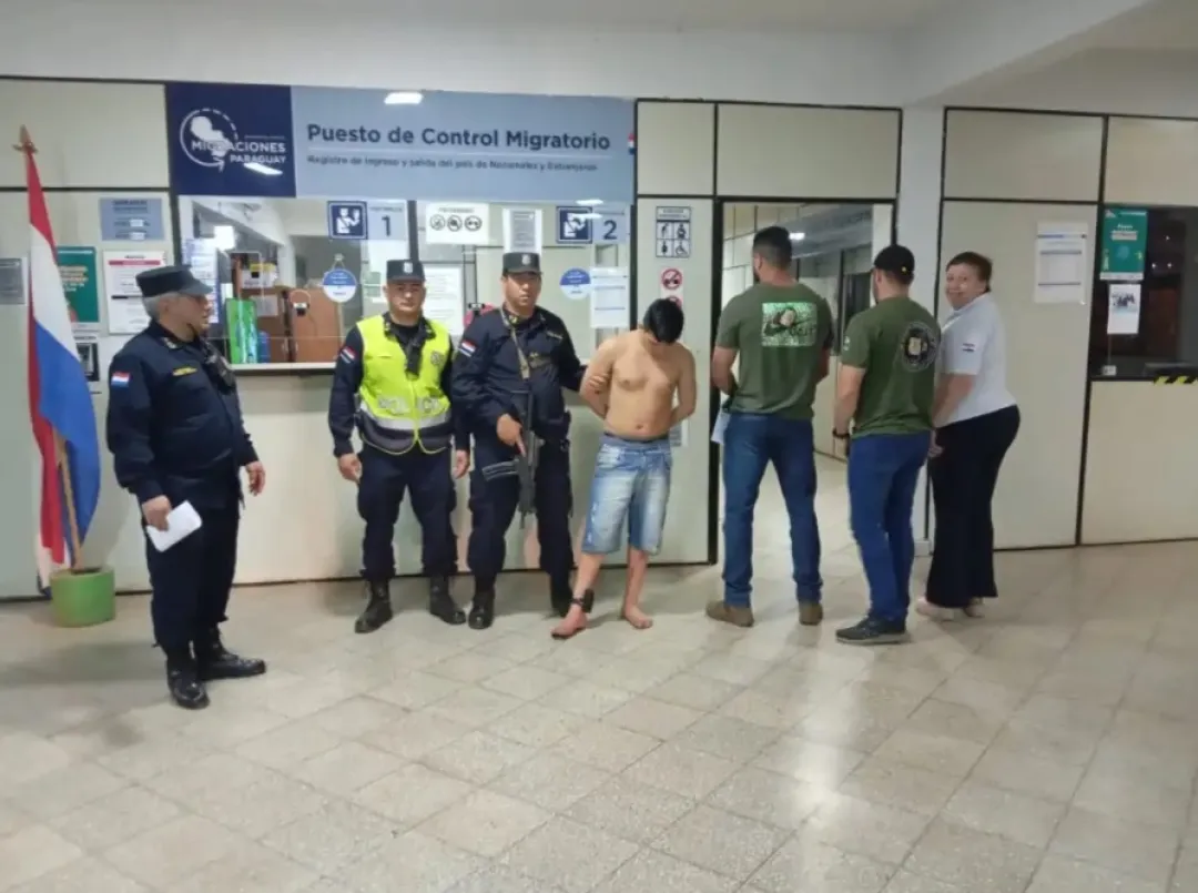 Expulsan a brasileño con tobillera electrónica detenido con automóvil robado en Pedro Juan