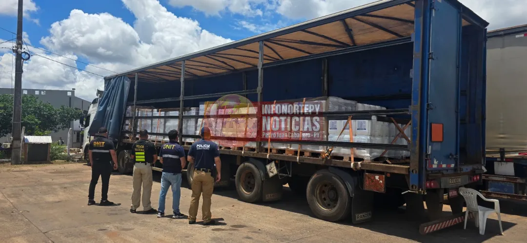 Incautan  Productos Químicos por valor de más de un millón de reales en Pedro Juan