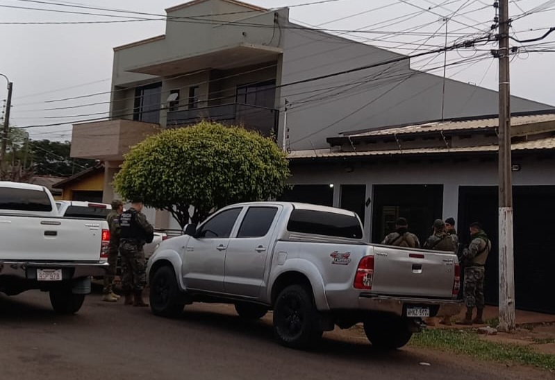 Cae miembro de una estructura criminal tras allanamientos en Pedro Juan y Ponta Porã