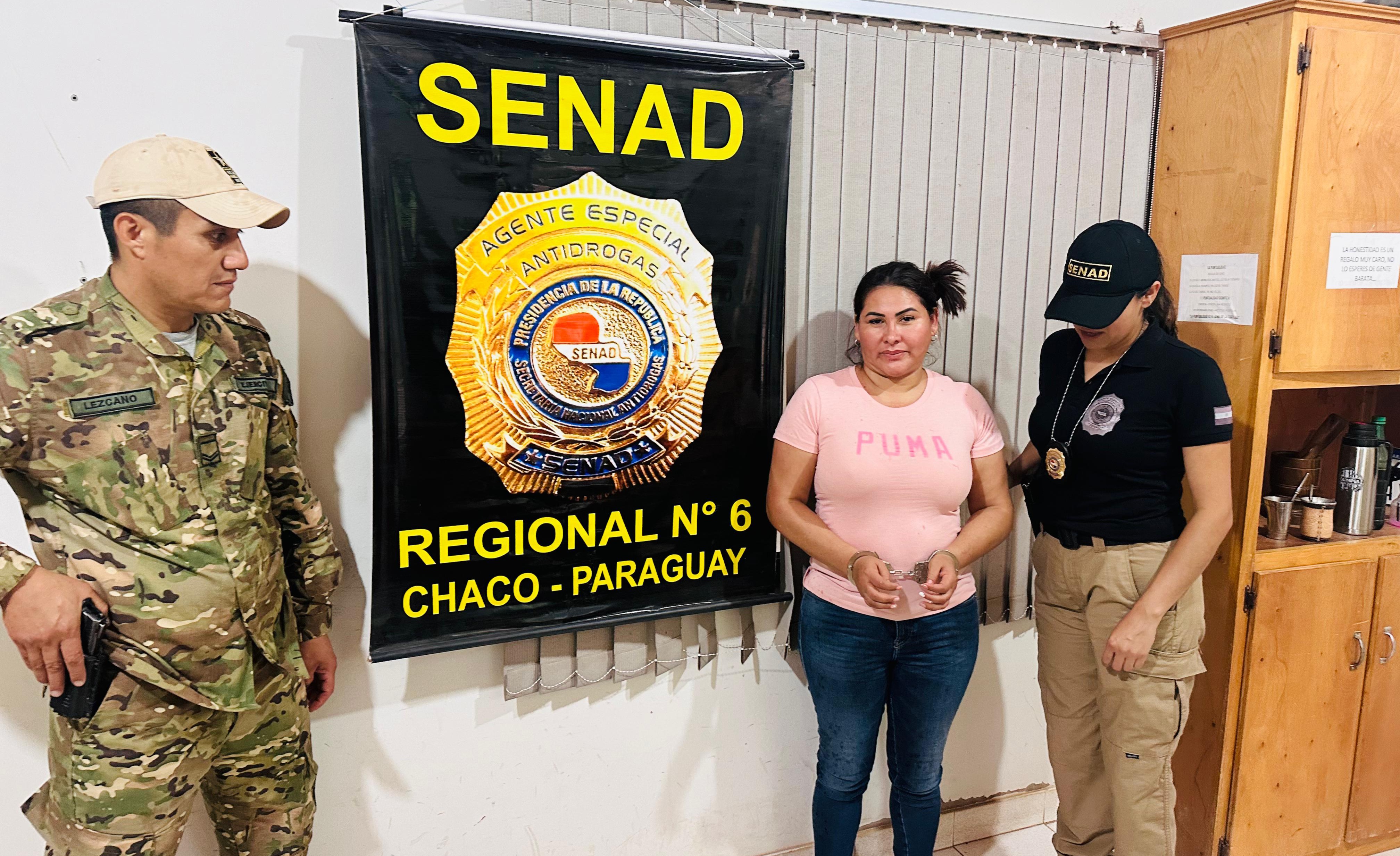 SENAD detiene a "Tía Reyna" supuesta jefa del narcotráfico