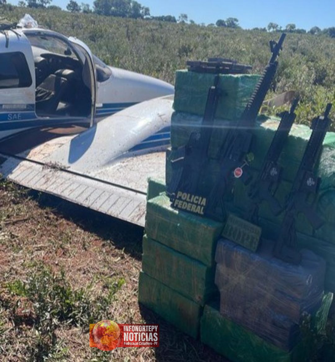 Incautan casi media tonelada de cocaína y fusil en frontera con Capitán Bado