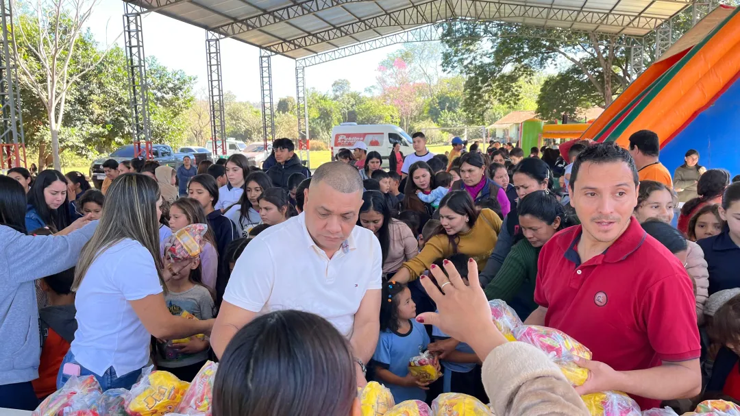 Intendente Pablino Arévalos celebra el Día del Niño con grandes festejos en Zanja Pytã