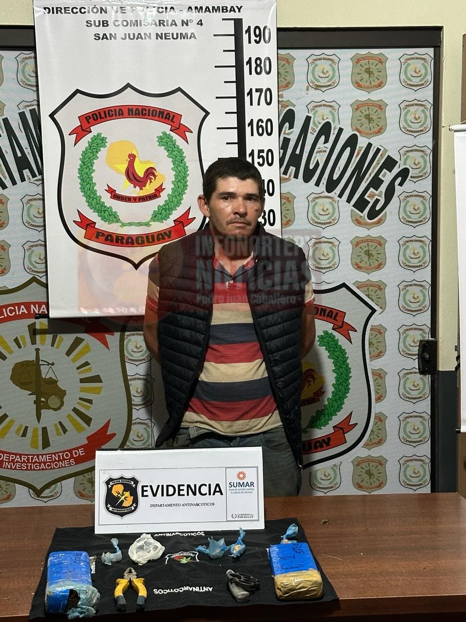 Detienen en Pedro Juan a delincuente que quemaba vehículos de sus vecinos.