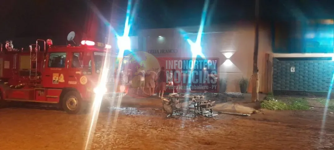 Incendio parcial destruye salón de belleza en Pedro Juan