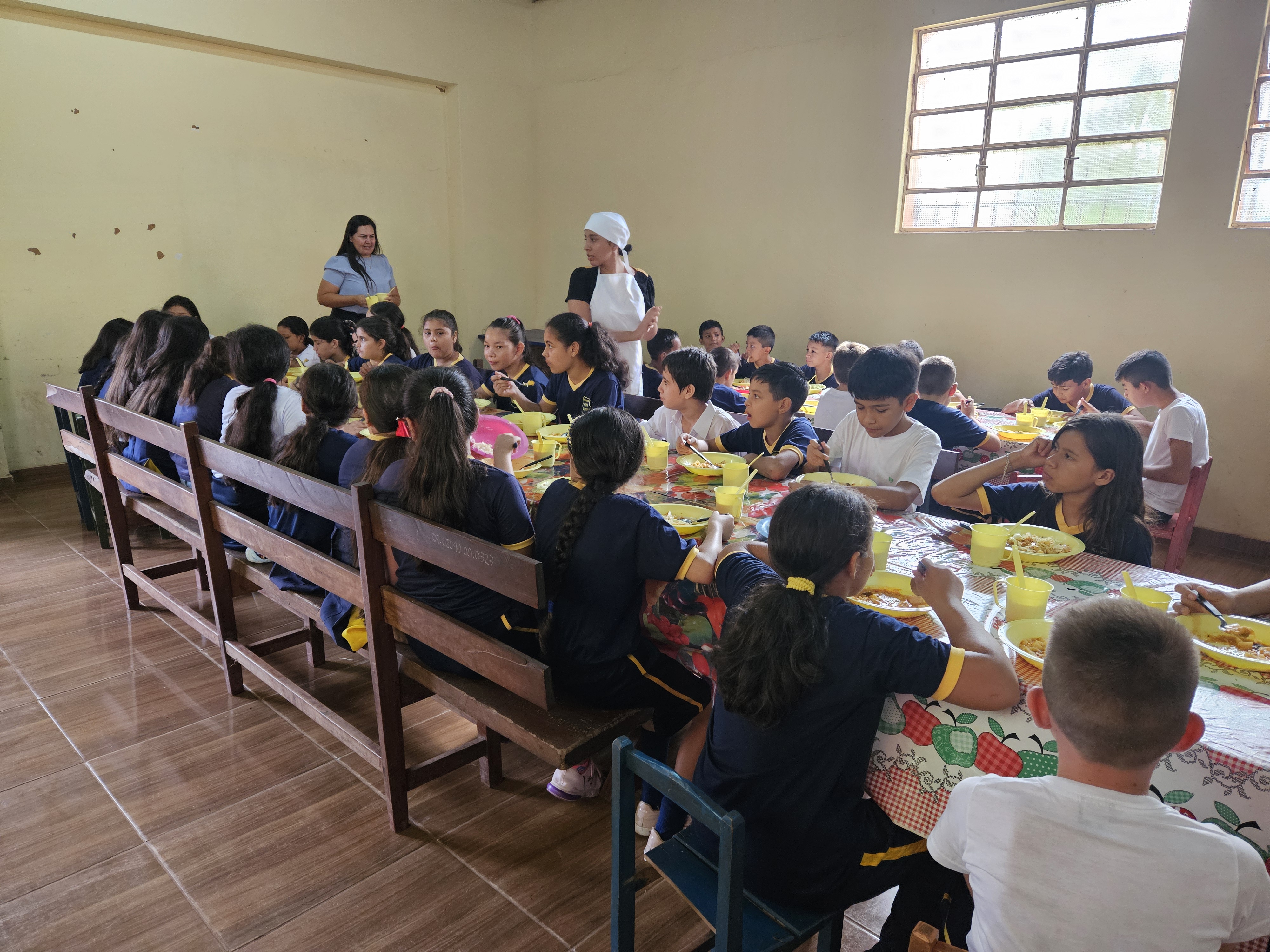 Directores de escuelas aclaran que sobre la calidad buena calidad del almuerzo escolar en Bella Vista.