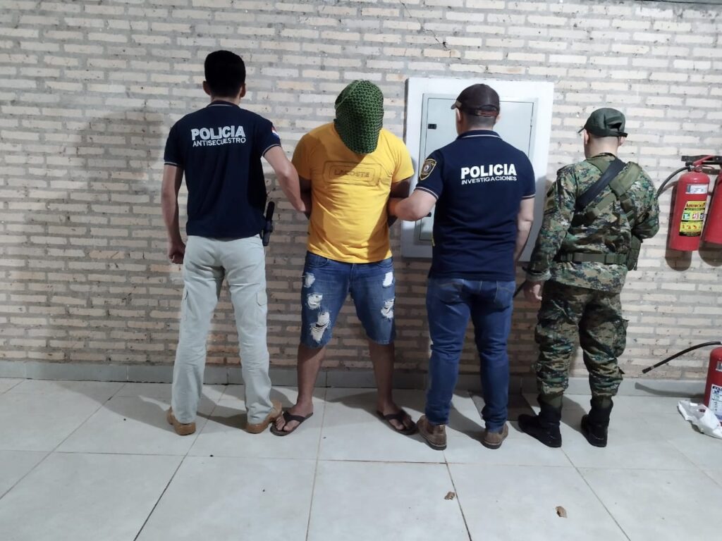 Detienen Tatú Carreta, un peligroso sicario que actuaba en Concepción