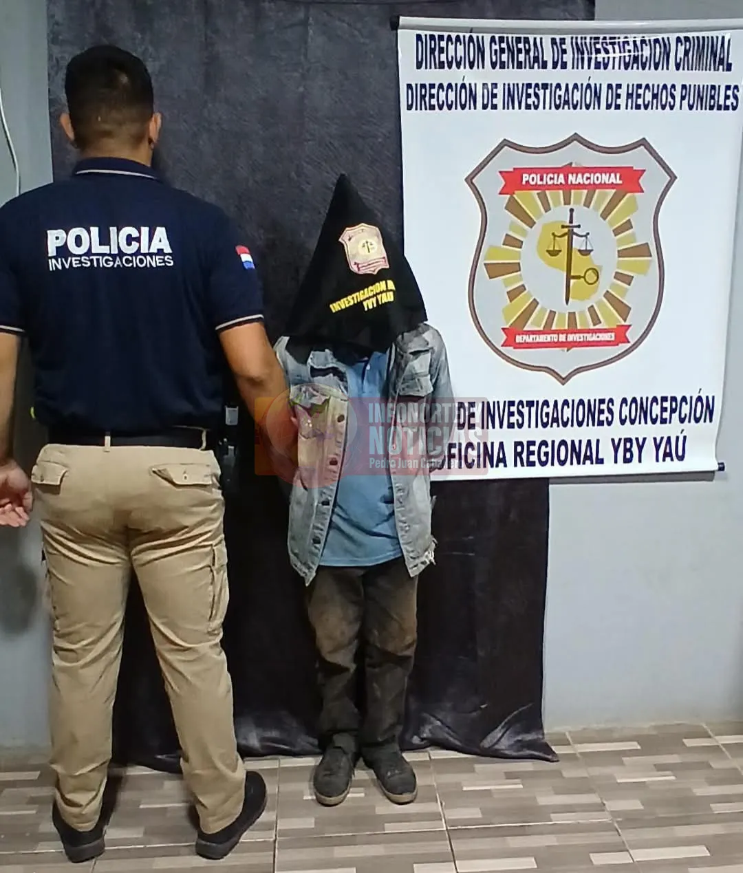 Detenido en Yby Yaú prófugo por abuso sexual infantil