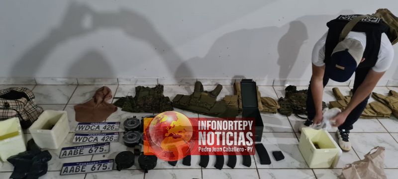 Evidencias sobre asesinatos fueron hallados durante allanamiento en Pedro Juan