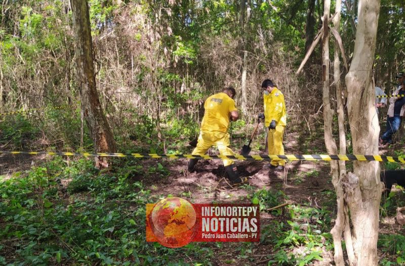 Enterraron de nuevo  cadáver encontrado en casa de Retiro en Yvype