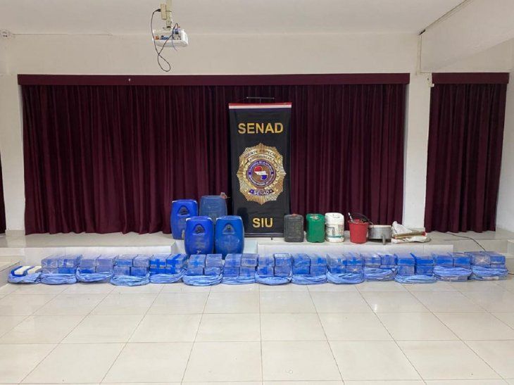 420 kilos cocaína fueron incautadas en avioneta