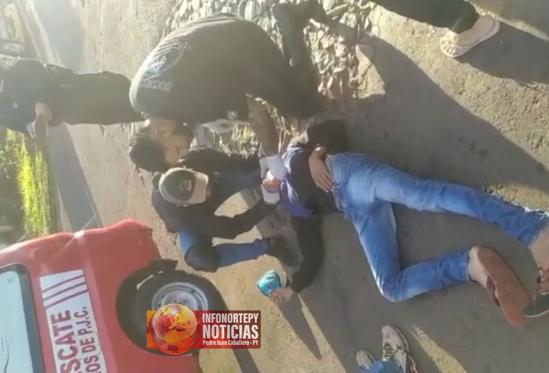 Menor sufre lesiones tras accidente en Pedro Juan