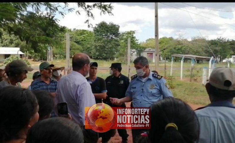 Policía comunicó a campesinos sobre próximo desalojo en Yby Yaú