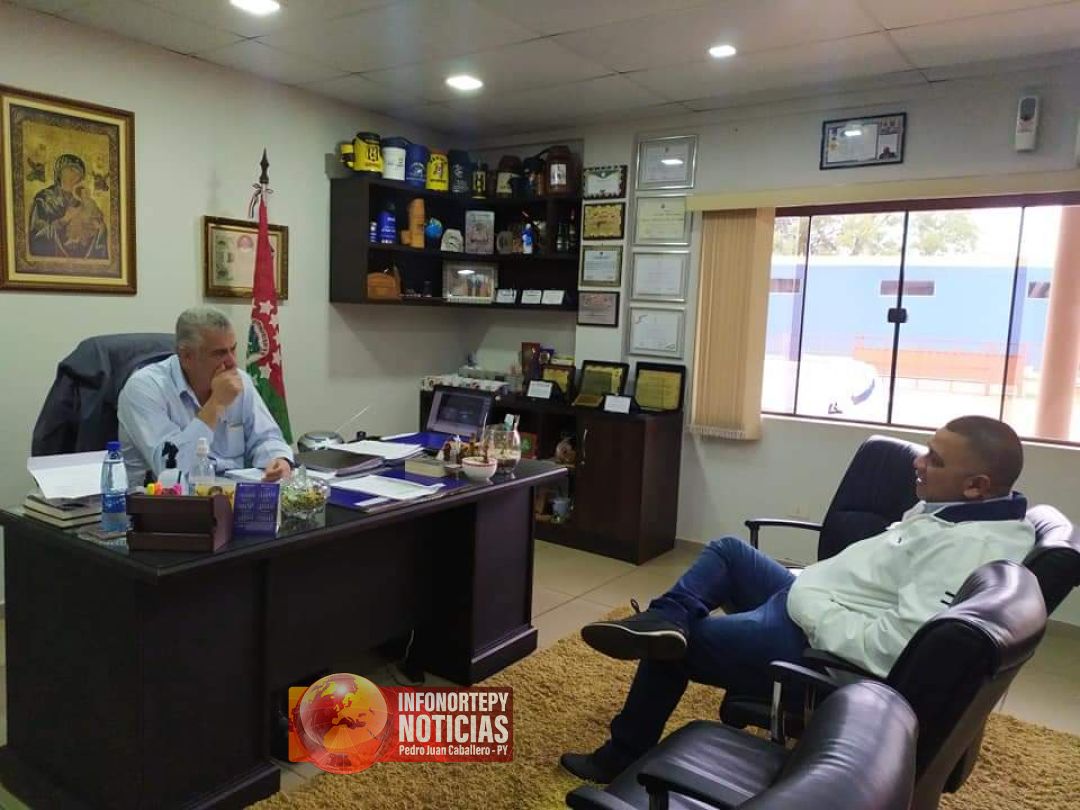 Reunión entre intendentes  de Zanja Pyta y PJC sobre asfaltado