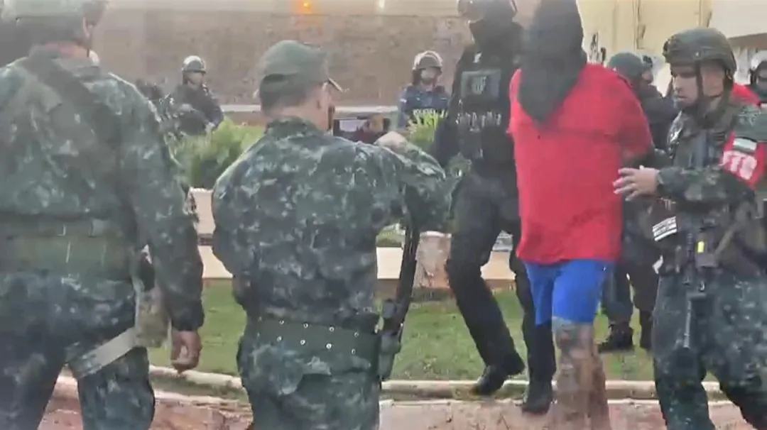 Trasladan a Candonga desde Pedro Juan al penal de Minga Guazú