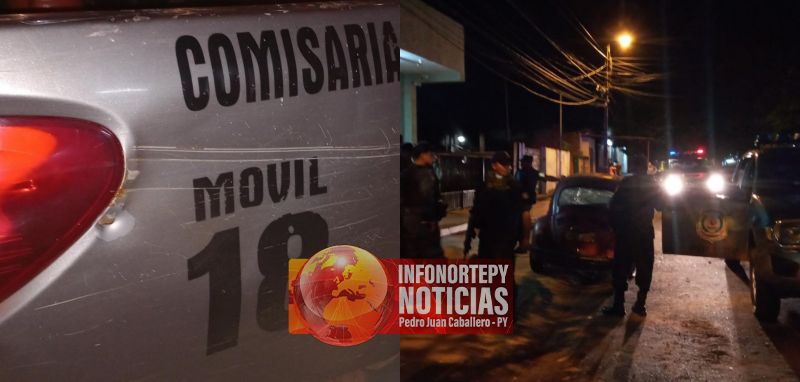 Tiroteo entre delincuentes y policías tras intento de robo en Pedro Juan