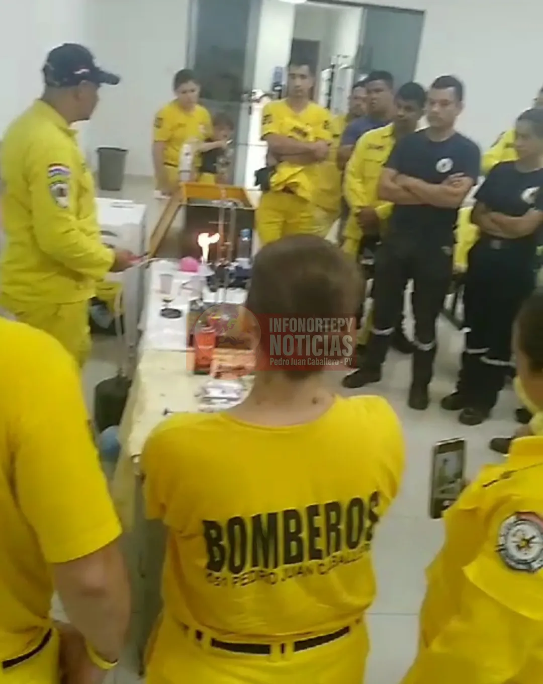 Bomberos Voluntarios de Pedro Juan Caballero Participaron en Importante Capacitación