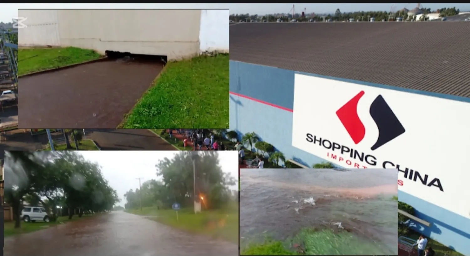 Desagüe del Shopping China provoca raudales e inundaciones en el barrio Defensores del Chaco