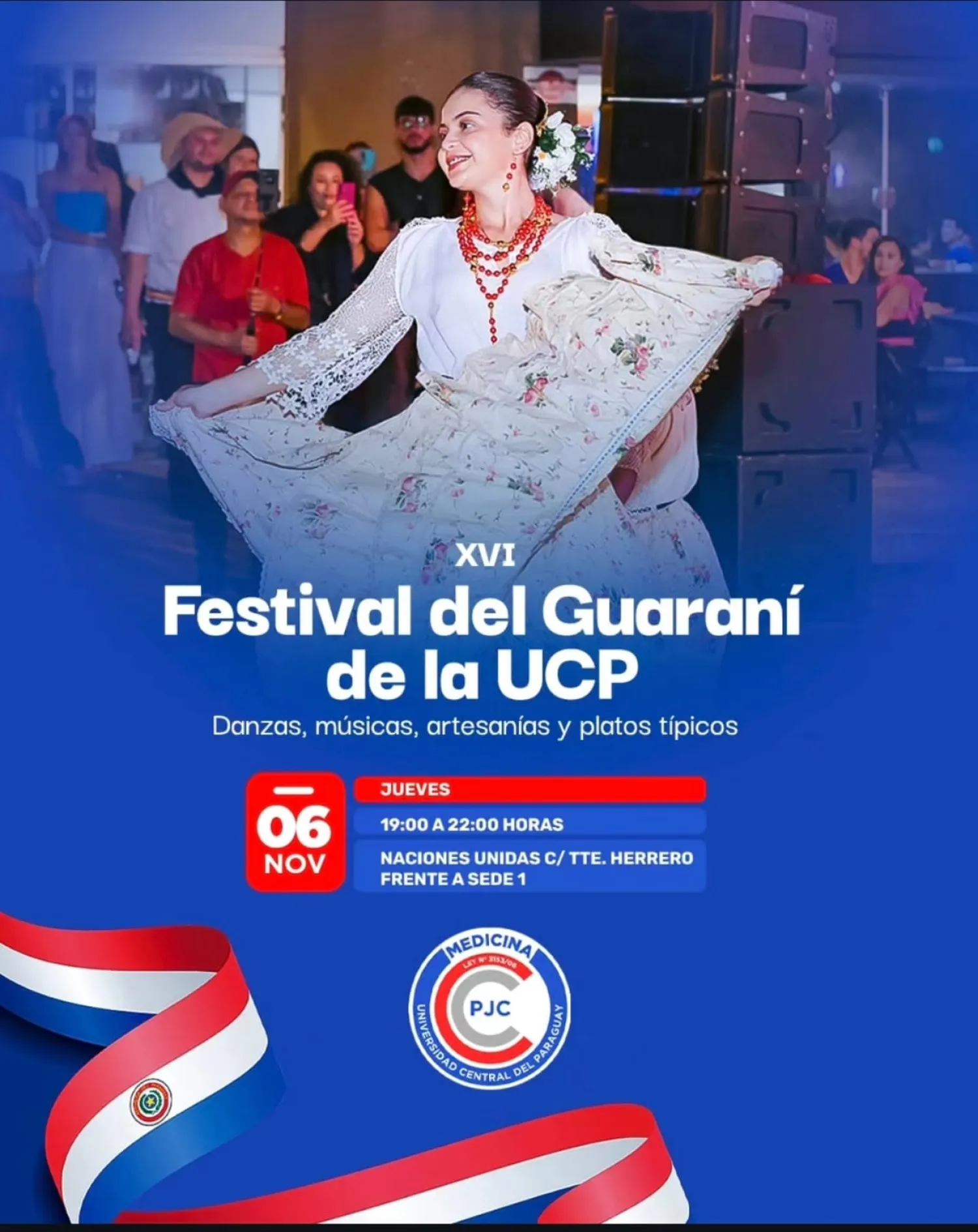 La UCP celebra el XVI Festival del Guaraní con danzas, música y tradición