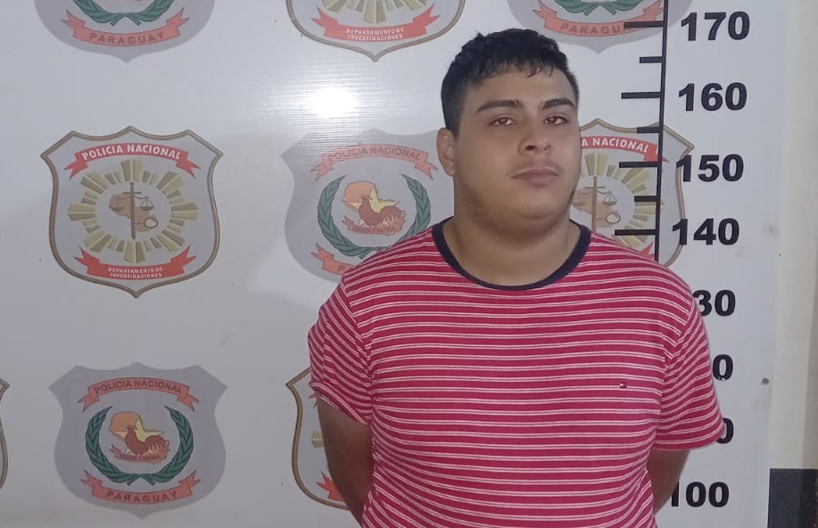 Detienen a joven brasileño con captura por ventas de marihuana y cocaína en Pedro Juan.