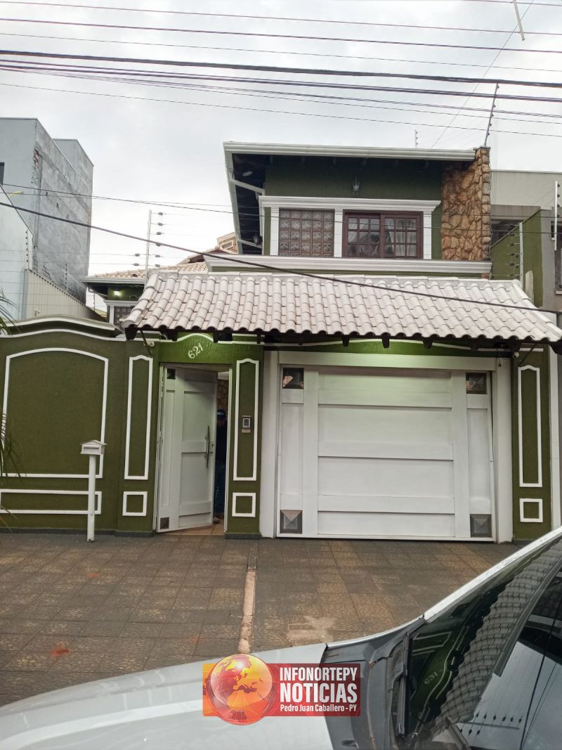 Allanan lujosa vivienda en Pedro Juan en busca autor de intento de homicidio