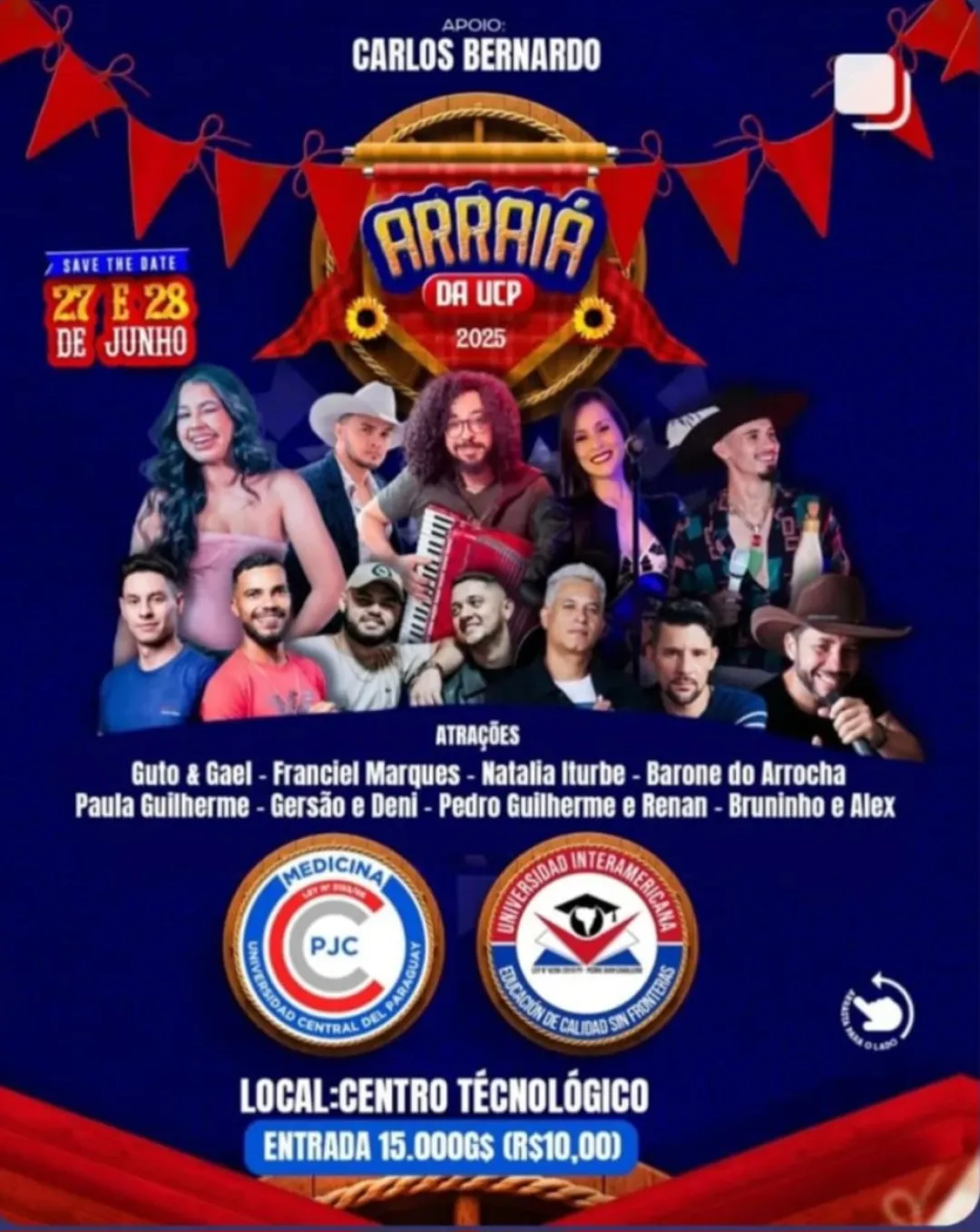 Pedro Juan  Enciende la Fiesta: ¡Hoy Inicia el "Arraiá da UCP"!
