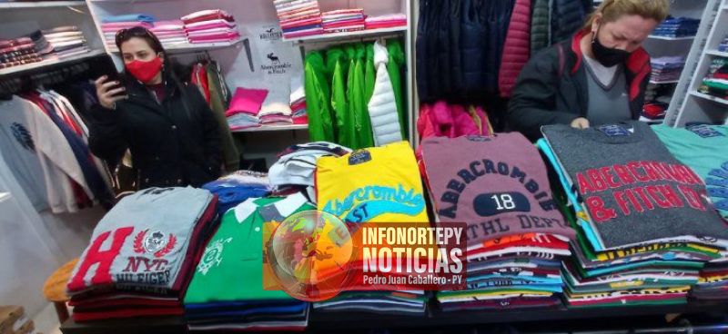 Fiscalía incauta prendas presumiblemente falsificadas por valor de G. 450 millones