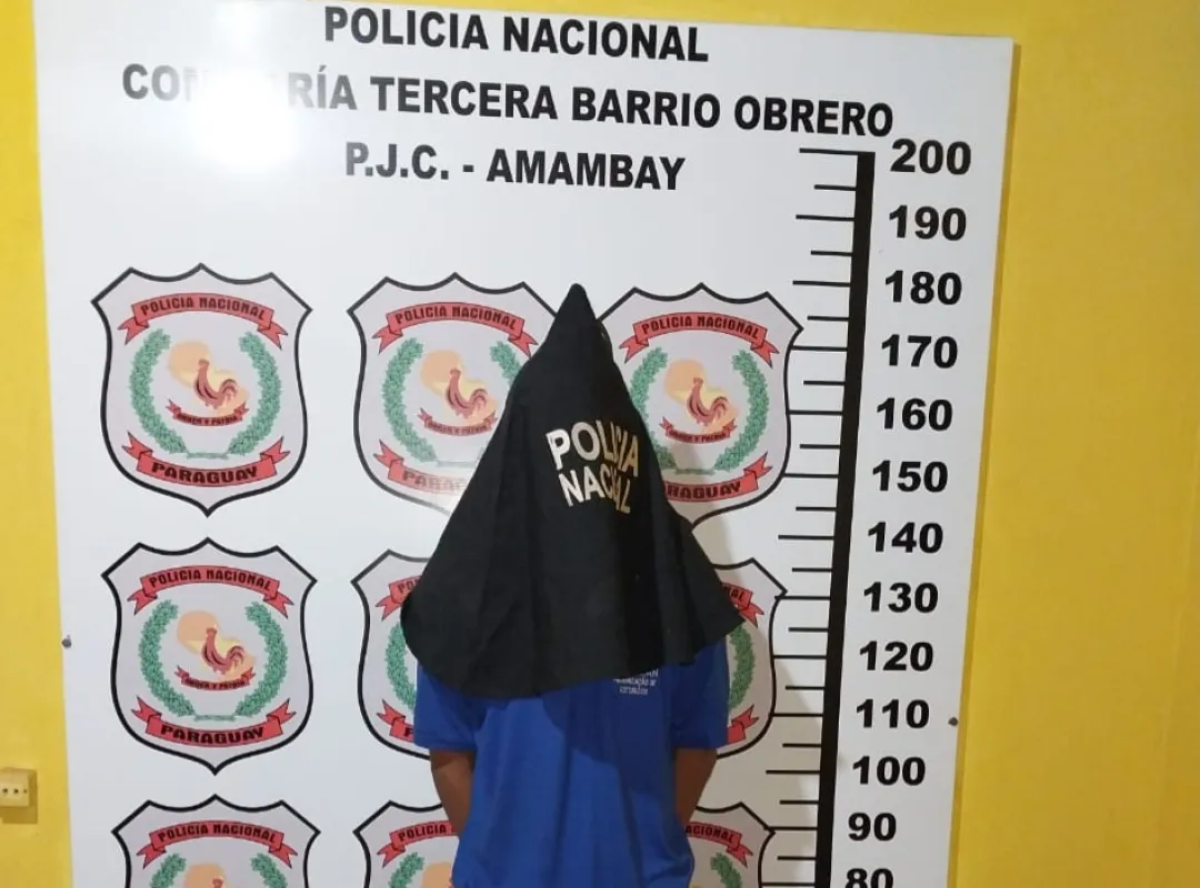 Detenido ladrón con frondosos antecedentes por hurto d Pedro Juan