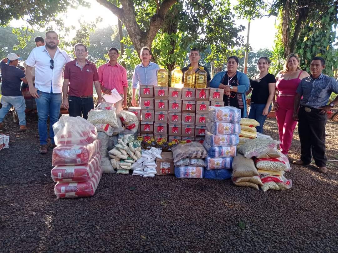 Municipalidad de Cerro Corá entrega alimentos a comedores comunitarios