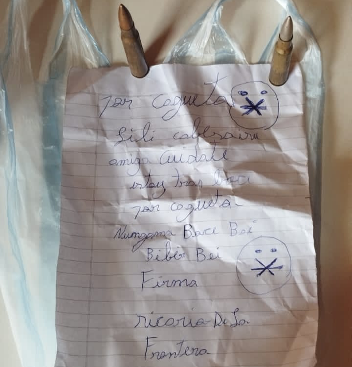 Dejan un panfleto con amenaza e intentan quemar una casa en Pedro Juan