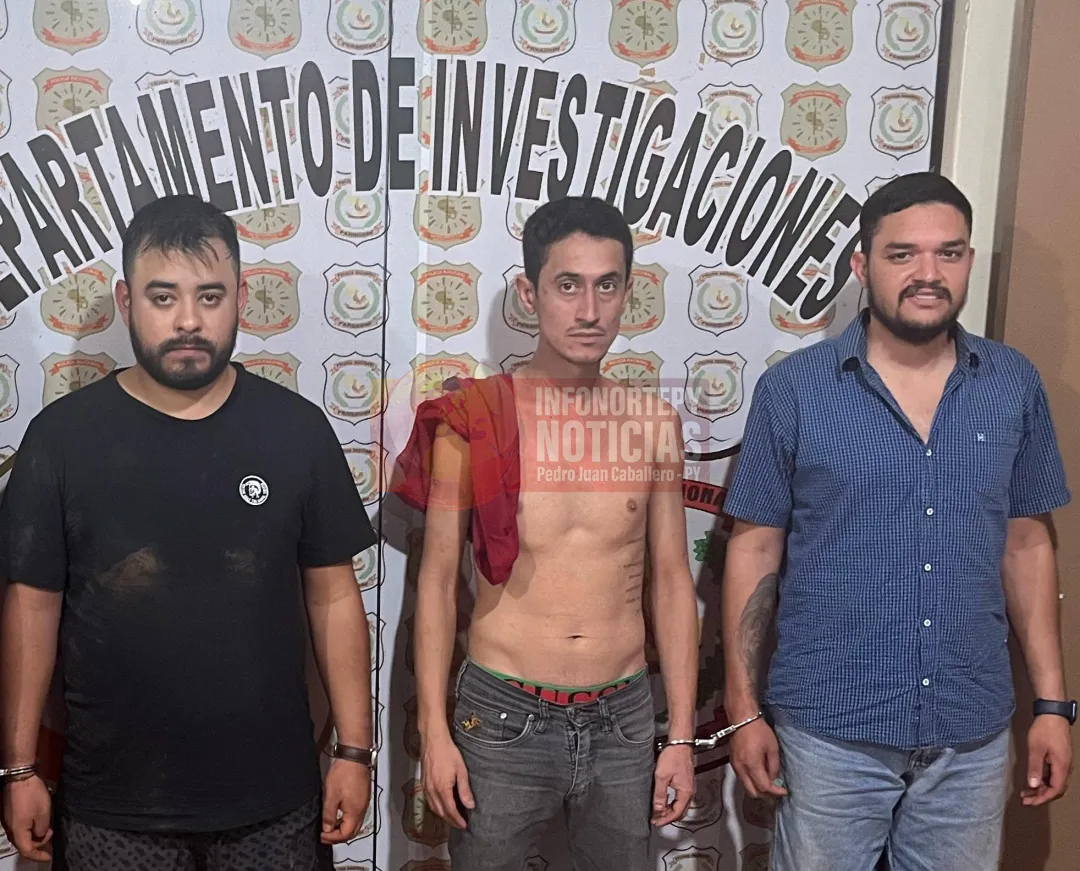 Brasileños Detenidos tras persecución en Pedro Juan serán expulsados