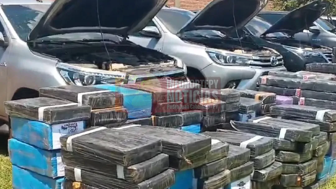 Desaparecen 700 kilos de marihuana, que sería de Macho, de la base de la Senad
