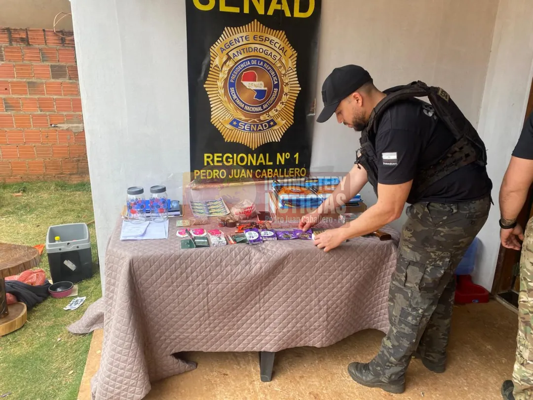 Detienen a una joven brasileña distribuidora de drogas en Capitán Bado