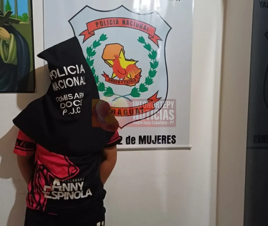 Mujer detenida por disturbios durante evento deportivo en Pedro Juan