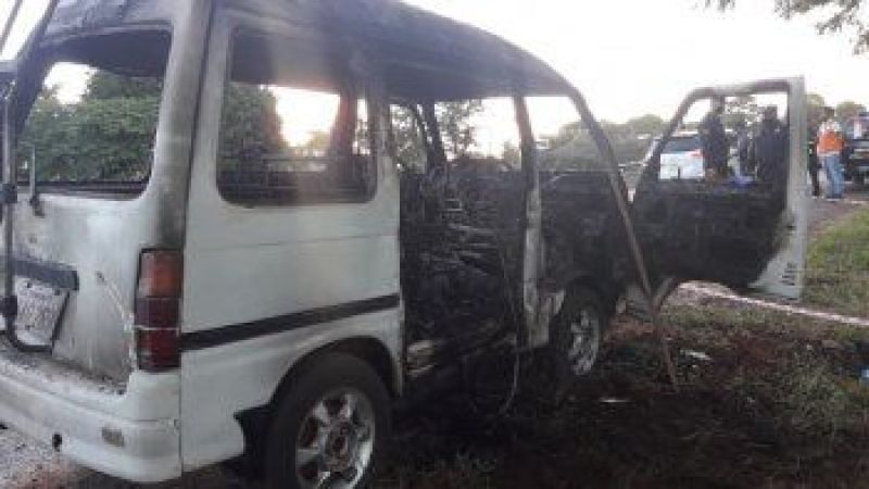 Tragedia en Caaguazú: Niña muere tras incendio de camioneta