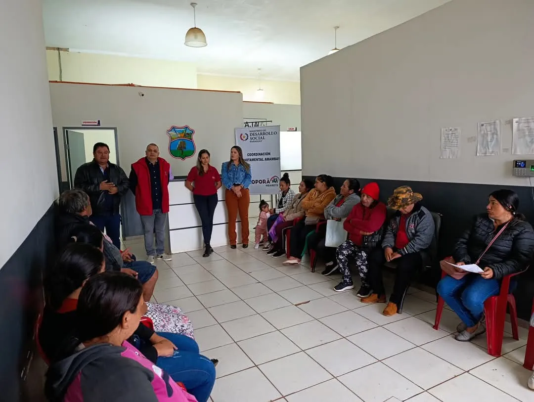 Actualizan datos y fortalece el Programa Tekopor para ms Familias en Zanja Pyt