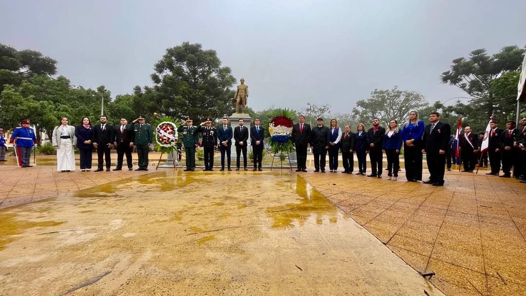 Acto en homenaje a la Independencia se realizó en Pedro Juan