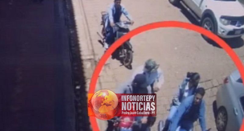 Motochorros roban cerca G. 25 millones a una pareja en Concepción