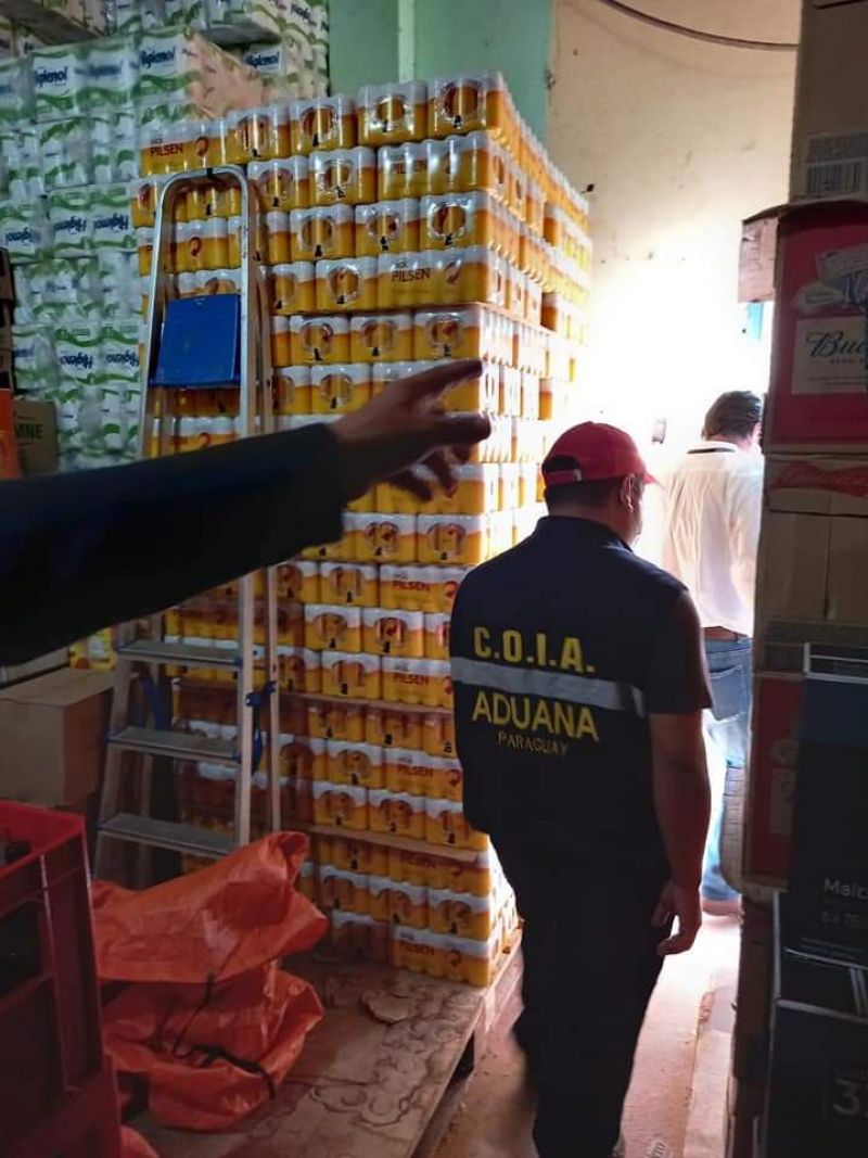 Anticontrabando incauta productos ilegal por valor de G. 65 millones