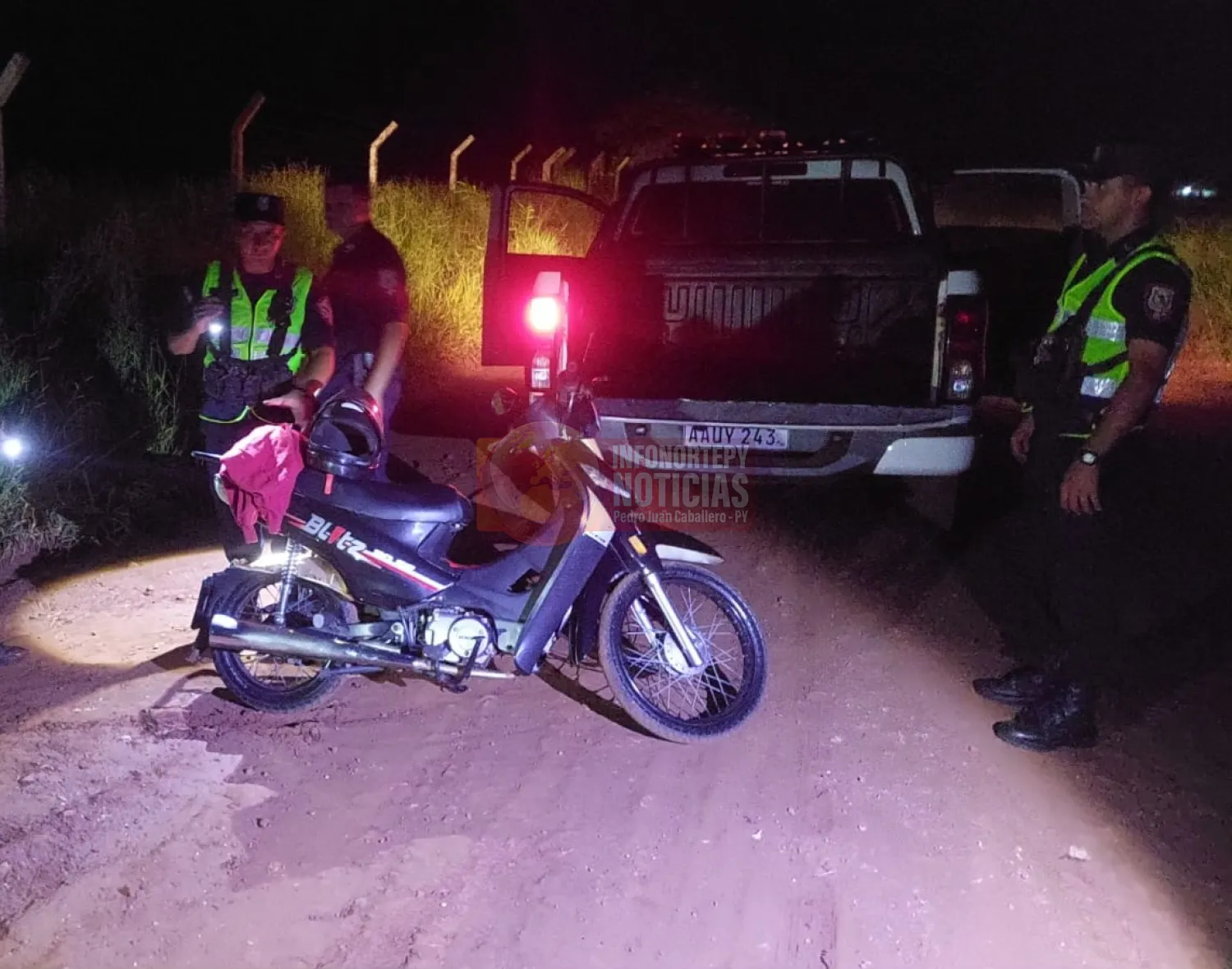 Recuperan en Pedro Juan motocicleta denunciada como hurtada en Ponta Porã