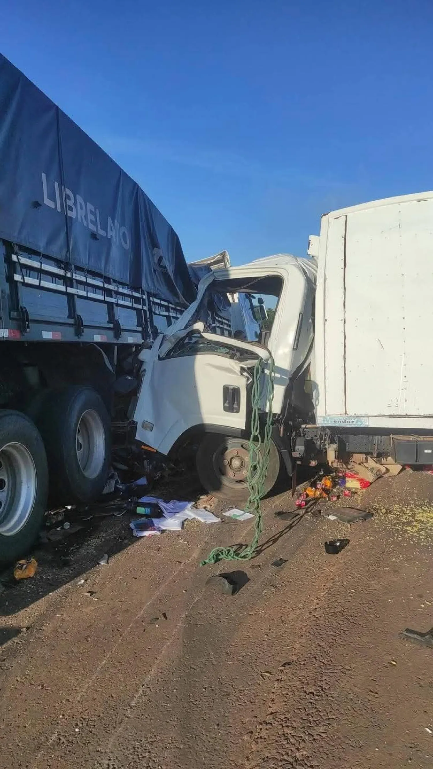 Grave accidente de tránsito frente a la Dirección de Policía de Concepción