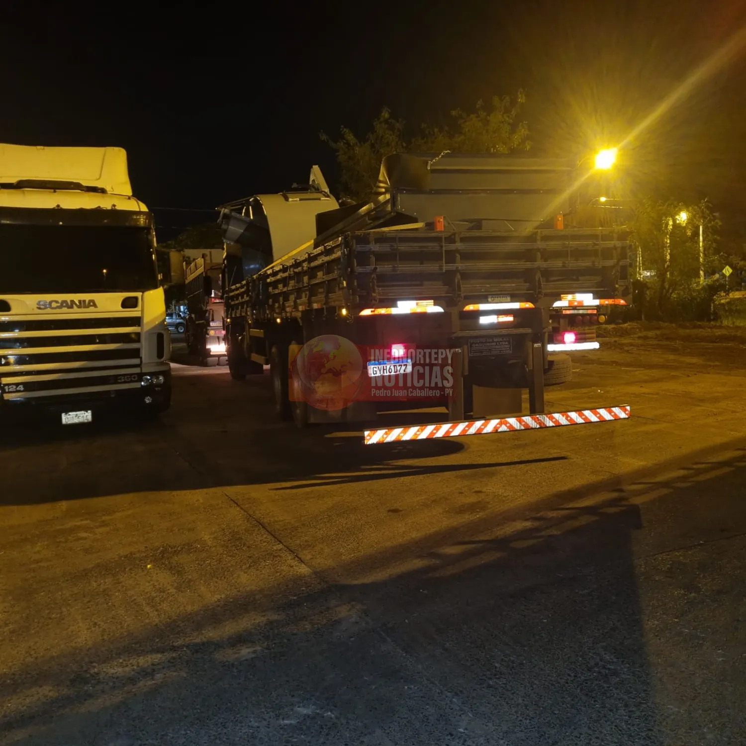 Incautan camión con implemento agrícola sin documentos en Pedro Juan