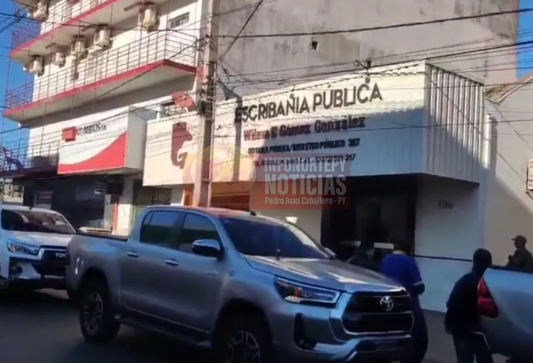 Allanan Escribanía en Pedro Juan Caballero por Transacciones de Alexandre y Eulalio Gomes