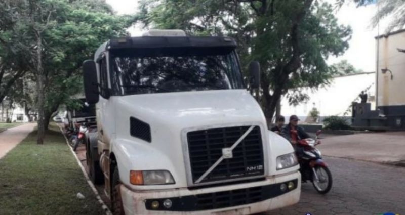 Policía recupera en Pedro Juan camión robado en Saõ Paulo Brasil