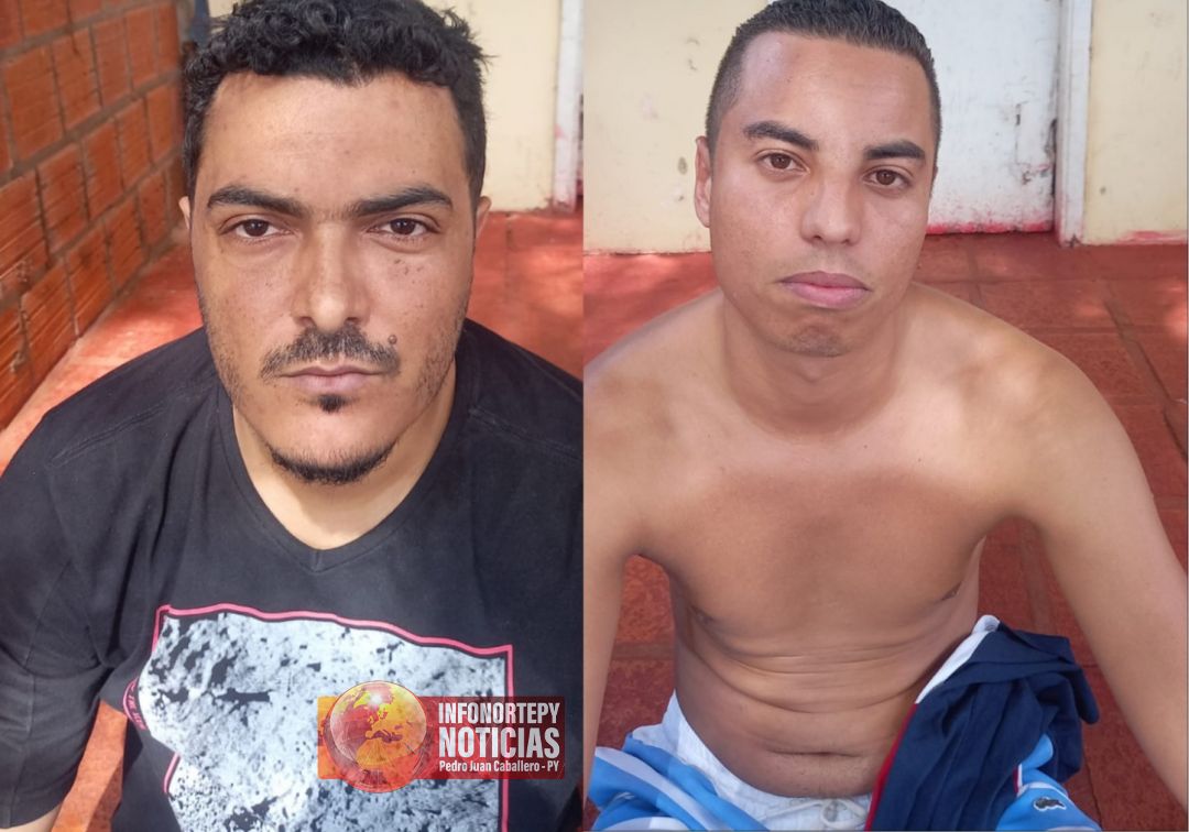 Dos peligrosos miembros del PCC son detenidos en Capitán Bado