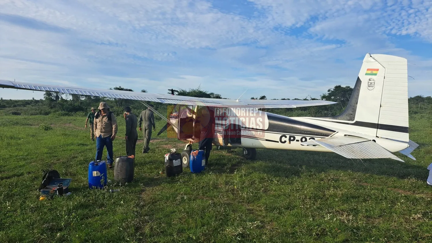 Interceptan y capturan presunta narcoavioneta en Concepción
